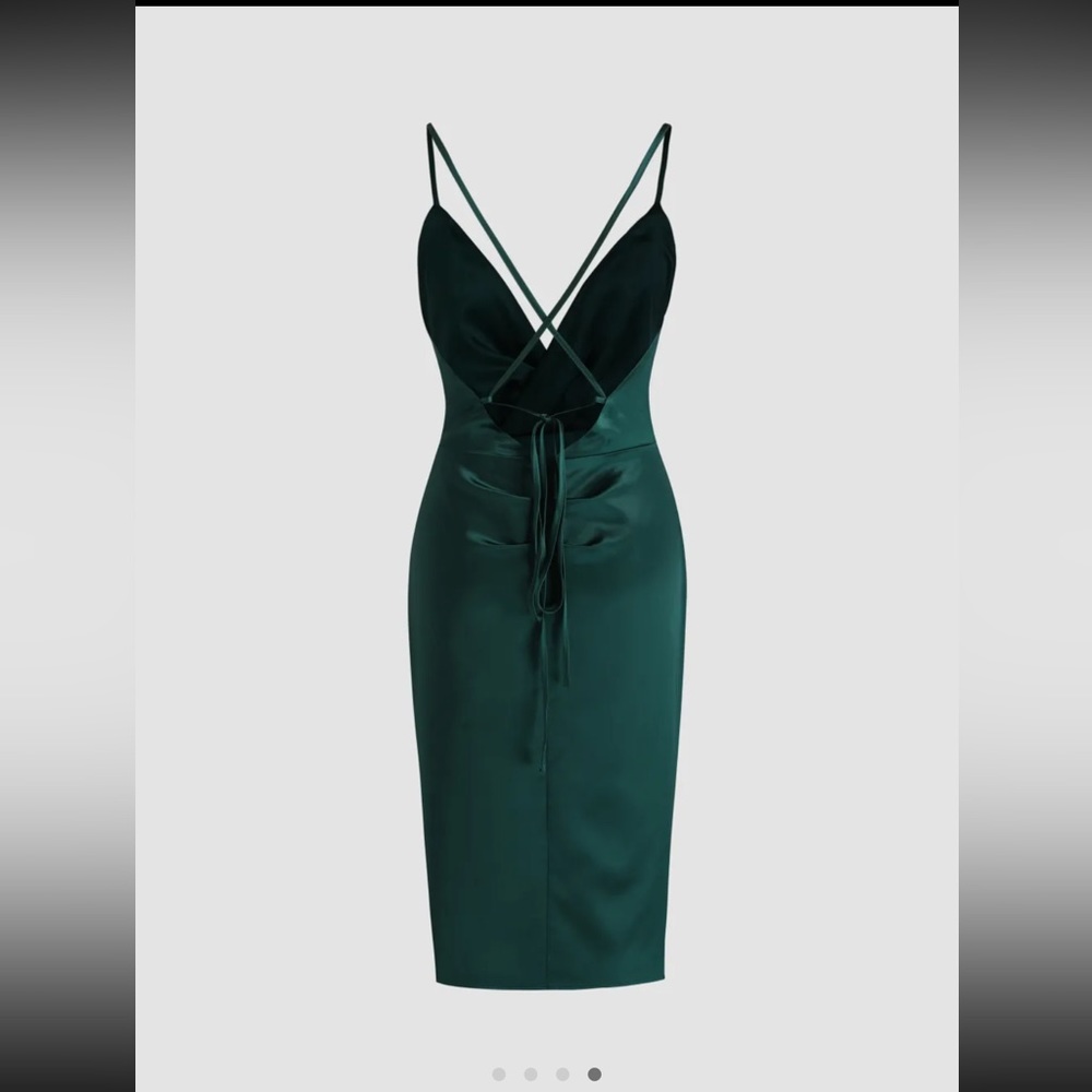 Cider Emerald green dress